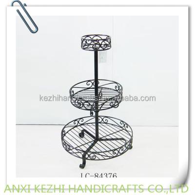 China 3 Tier Metal Cake Stand for sale