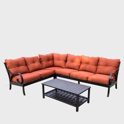 China American All Weather Outdoor Furniture Outdoor Aluminum Sofas With Cushions for sale