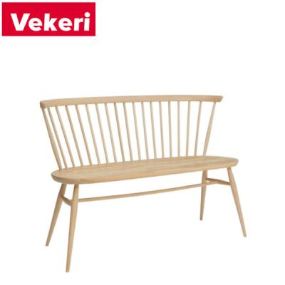 China Modern Simple Nordic Style Solid Wood Design With Backrest Wooden Benches for sale