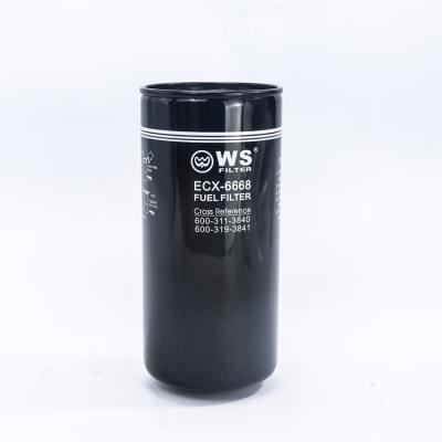 China OEM 600-311-3840 600-319-3841 P50-2480 replace fuel filter for KOMATSU standard size filtro del combustiblee for sale