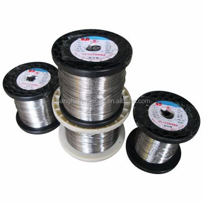 China Nickel nichrome wire cr20ni80 wire resistance alloy high resistance heating strip for braking resistor for sale