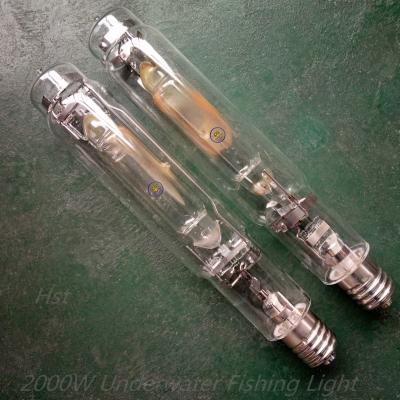 China Underwater Fishing Lamp Manufacturers 220V Professional Metal Halide Ballast 380v T65 2000W Lure Fishing Lamp Underwater Quartz Shell for sale