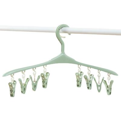 China Factory Direct Sales Household Eco-Friendly Material Daily Clip Windproof Hanger Use 8 for Underwear Socks Clip Plastic Clothes Clip for sale