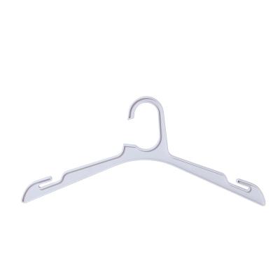 China Eco-friendly material ABS material hanger pants plastic men and women's high-grade non-slip elephant gray and white hanger for sale