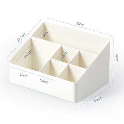 China Debris Occasional Creative Storage Box Living Room Bedside Plastic Desktop Finishing Cosmetic Storage Box for sale