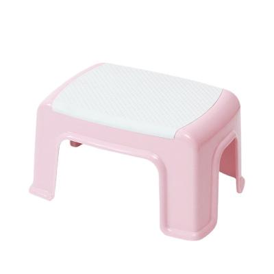 China Home Plastic Children's Small Adjustable Stool Bench Stool (Other) Thickened Cartoon Stool Non-slip Rubber Foot for sale