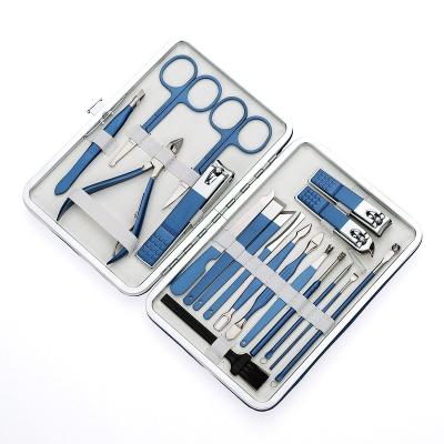 China Durable Professional Stainless Manicure Set 18pcs Manicure Kit Pedicure Set For Nail Salon And Family Use for sale