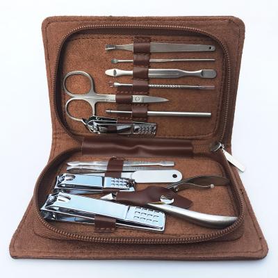 China Nail Clippers Durable Cuticle Pedicure Set Manicure 13pcs Dead Skin Remover Kit for sale