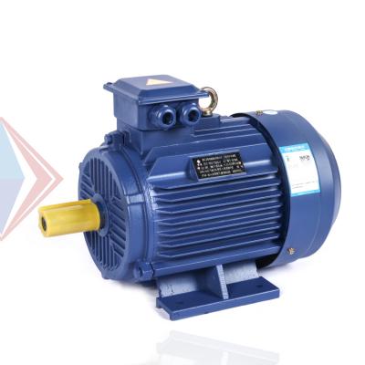 China Series 5.5-82kw (2/4/6/8/12) Yard Totally Enclosed Low Noise Three Phase Aluminum Electric Induction Motor Double Change Speed for sale