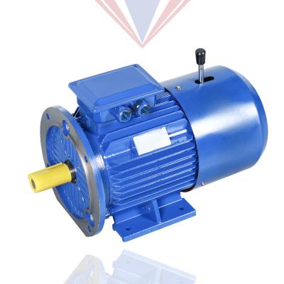 China Waterproof Yej Series 2/4 Pole Brake Electromagnetic AC 0.55kw~90kw Three Phase Asynchronous 380v AC Motor for sale