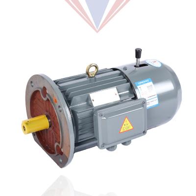 China Waterproof 2/4 Pole Yej Brake Motors 220v/380v Three Phase Asynchronous Electric Induction AC Motors For Mechanical Equipment for sale