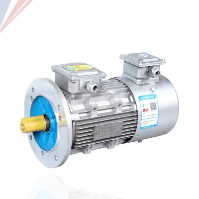 China Yvp Waterproof Series 0.55kw~132kw Aluminum Shell 4/6 Pole 100kw Electric Induction AC Motor With Adjustable Frequency for sale