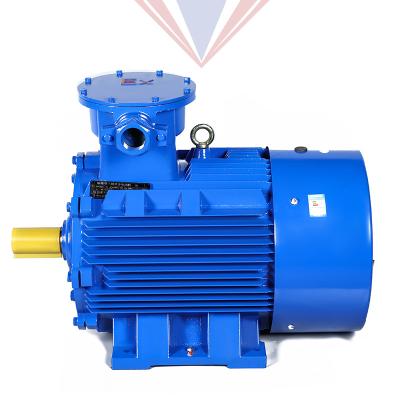 China Waterproof 2/4 Pole YBE4 Series Explosion Proof 380v Three Phase Asynchronous Electric Motor for sale