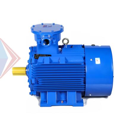 China 2/4 Pole 75kw 90kw 45kw 380v Ybe4 High Explosion Proof Efficiency Waterproof Three Phase AC Asynchronous Motor for sale