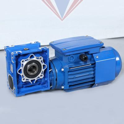 China China Factory RV Series Waterproof Electric Gear Reducer Brushless AC 25kw~150kw Electric Worm Gear Motor for sale