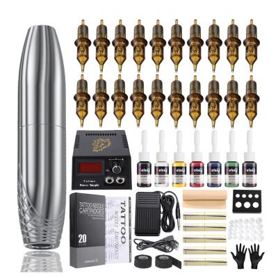 China Professional Rotary Tattoo Kit with Aluminum Alloy Power Supply LCD Digital Display HSTATTOO-SET- 00014 for sale