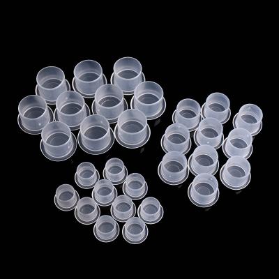 China Wholesale Clear Disposable Plastic Tattoo Ink Cup HSTATTOO-CUP-00003 for sale