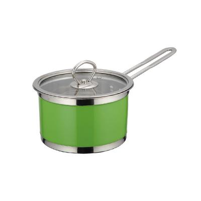 China Best Price Top Quality OEM Elegance Series Stick Viable Classic Cookware Non Set Matt Silicon Painting Colored Surface for sale