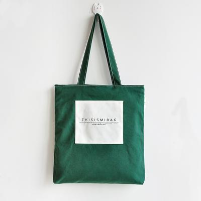 China Good Quality Standard Size Cotton Tote Bag Cheap Cotton Handled Canvas Customized Tote Bag for sale