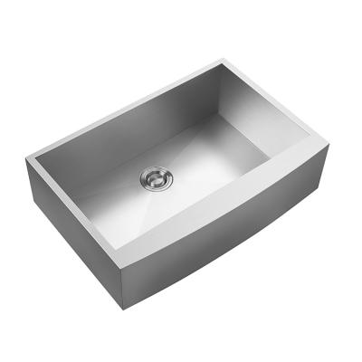 중국 Without Faucet 304 Stainless Steel Single Bowl Kitchen Sink Topmount Stainless Steel Sink 판매용