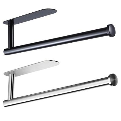 中国 Stainless Steel Modern Free Standing Toilet Paper Holders Wall Mounted Kitchen Under Cabinet Gold Roll Towel Paper Holder 販売のため