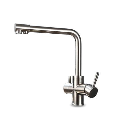 Chine Modern Stainless Steel Kitchen Faucet 304 Filter Water Thermostatic Sink Basin Faucet à vendre