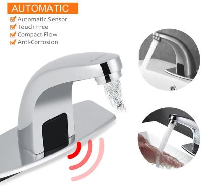 China Electric Faucet Bathroom Basin Sensor Smart Faucets Faucets Smart Sensor à venda