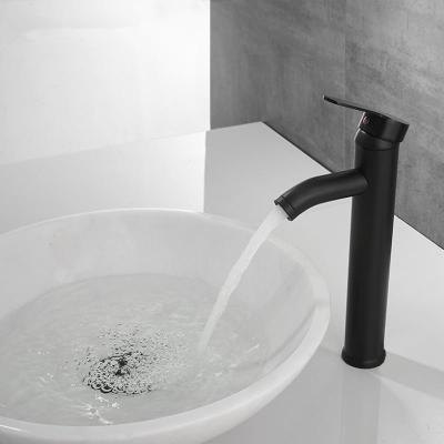 China High Quality Thermostatic Basin Sink Faucet Bathroom Stainless Steel Faucets Single Cold Water Tap Faucet for sale