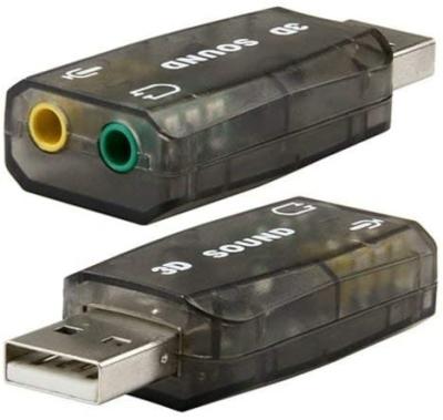 China Channel USB USB Audio Adapter Without 3D Sound Card 5.1 External Drive With 3.5mm Audio Jacks N-US119A for sale