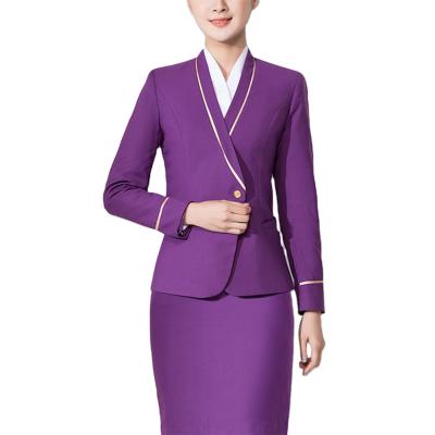 China Custom Airline Pilot Uniforms Airline Stewardess Cabin Crew Airline Hostess Airline Hotel Set Airline Uniforms Work Beauty Salon Uniforms“ for sale