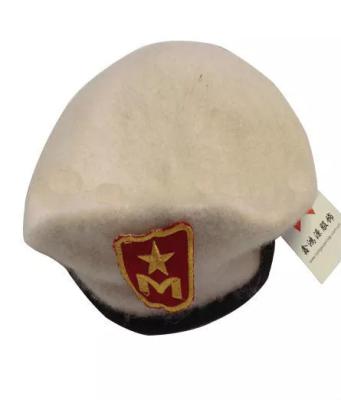 China White Picture Military Beret Hats for sale