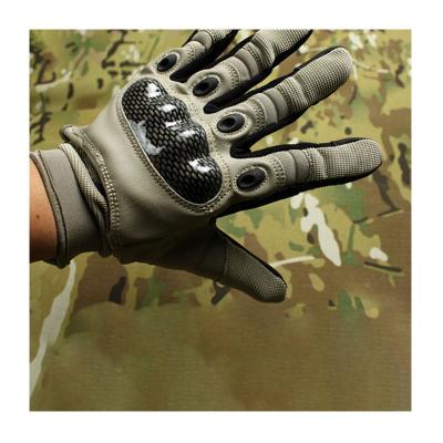 China Carbon Fiber Military Abrasion Proof Anti-Slip Military Tactical Gloves for sale