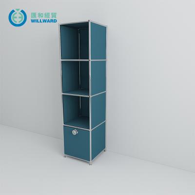 China Modern Sliding Style Steel Silver Showcase Excellent Modern Material Bedroom Furniture for sale