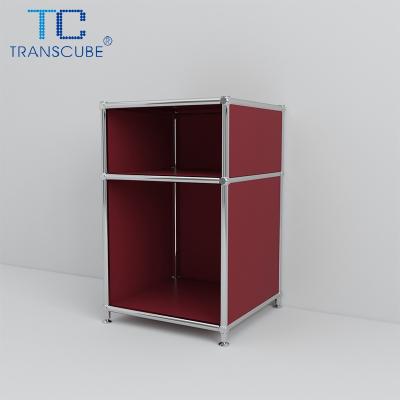 China (Other) Adjustable Customized Modular Shop Display Board Steel Cell Phone Display Folder Bookcase for sale