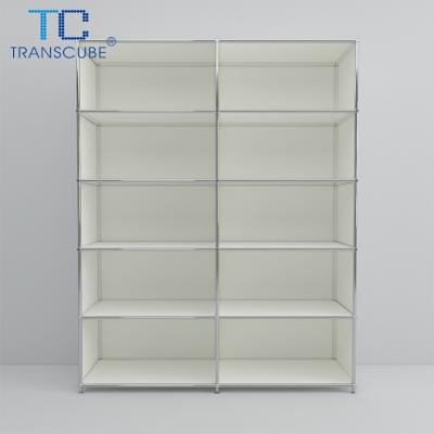 China Modern style interesting new products shop display cabinet design office display steel metal cabinet for sale