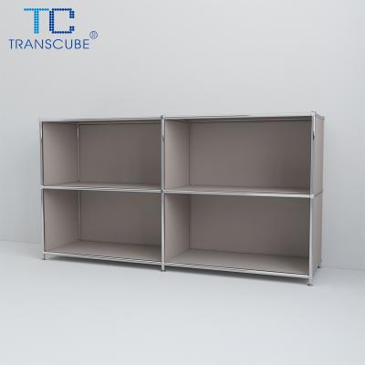 China (Other)Adjustable Best Selling 2021 Cosmetic Hair Products Show Display Panel Book Glass Cabinet for sale