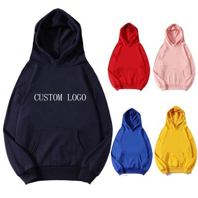 China Wholesale Oversized 100% High Quality Cotton Men Anti-wrinkle Logo Printing Embroidery Hoodies Custom Made for sale