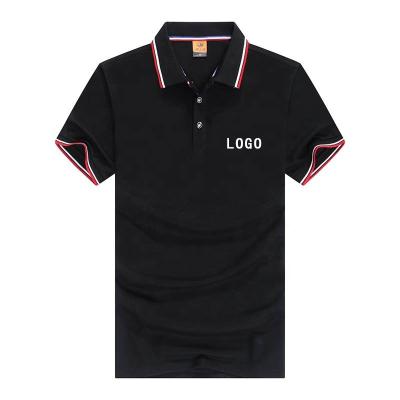 China Plain Custom Men's T-shirts Cotton Anti-wrinkle Polo T-shirts Custom Logo Printed Polo Shirt Men's Polo Shirt for sale