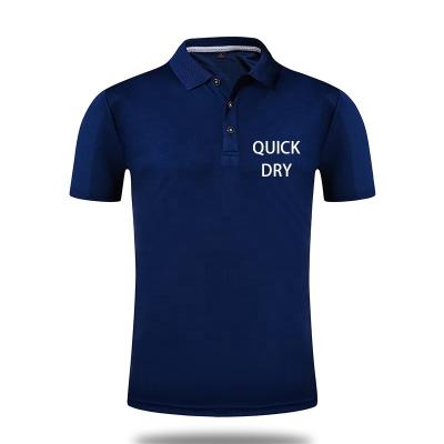 China Custom LOGO Anti-wrinkle polo T-shirts cheap men's golf Polo Shirt QUICK DRY plain for men casual sports for sale