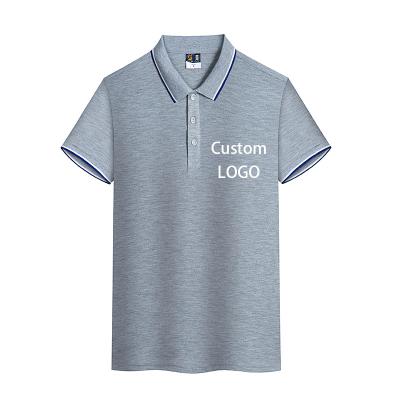 China Custom Logo Anti-Wrinkle Polo T-shirts Custom Sportswear Manufacturers Custom Logo Polo T-Shirts Golf Polo Shirt for sale