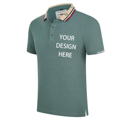 China Custom CottonPolo Men's Polo Anti-Wrinkle Logo Tshirts Polo Plain Polo Tshirts Printing for sale