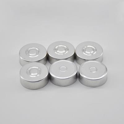 China Non Spill 13mm 15mm 20mm 28mm Seal Cap Manufacturer Medical Flip Cover 32mm Aluminum Crimp Lids for sale