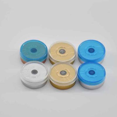 China Non Spill Factory Direct Medical Tear Off Tear Seal Leading 32mm Transparent Tear Off Aluminum Plastic Caps for sale