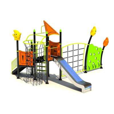 China LLDPE Toddlers Slide And Net Play Area Climber Kids Commercial Playground Manufacturer From China for sale