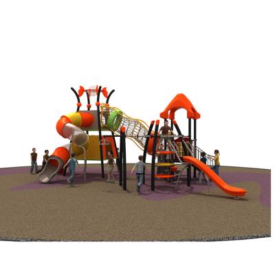 China Customized LLDPE Large PE Play Equipment Kids Outdoor Playground Commercial Large Slide For Sale for sale