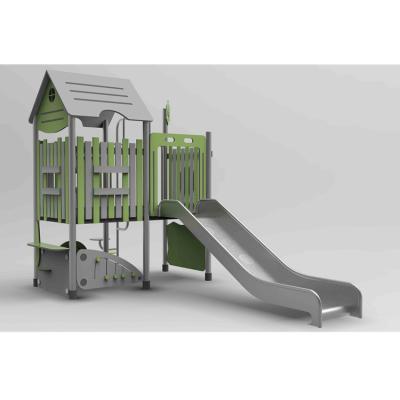 China 304 Stainless Steel & PE Kindergarten Climber And Slide Children Play Area China Playground Equipment Outdoor for sale