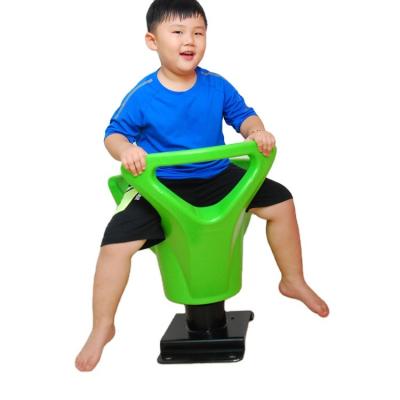 China Outdoor Community Plastic Children Playground Playground Games Rotating Chair For Kid Play Ground for sale