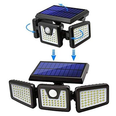 China Smart Garden Lights Indoor Outdoor Solar Pir Motion Sensor 30W 60W Solar Garden Lights IP65 Waterproof Wall Lamp Buyers 3 for sale