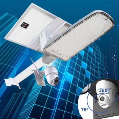 China European Style HD1080P 200W Sim Card Solar Street Light with Motion Sensor 4g Camera LED 50 Aluminum Garden 80 and CCTV 24 Light Controls for sale