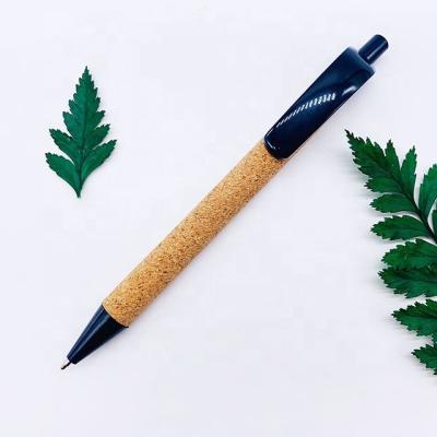 China Promotional Pen Eco - Friendly Cork Pens For Cheap Cork Ballpoint Pen for sale